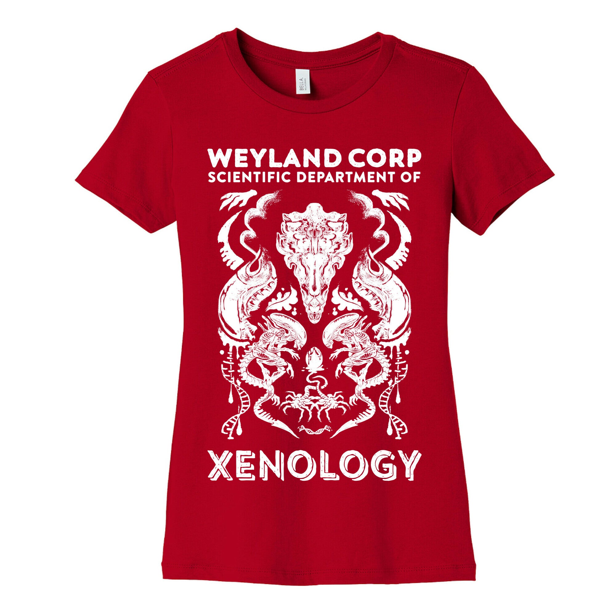 Weyland Corp Scientific Department Of Xenology Women's Cotton Tee